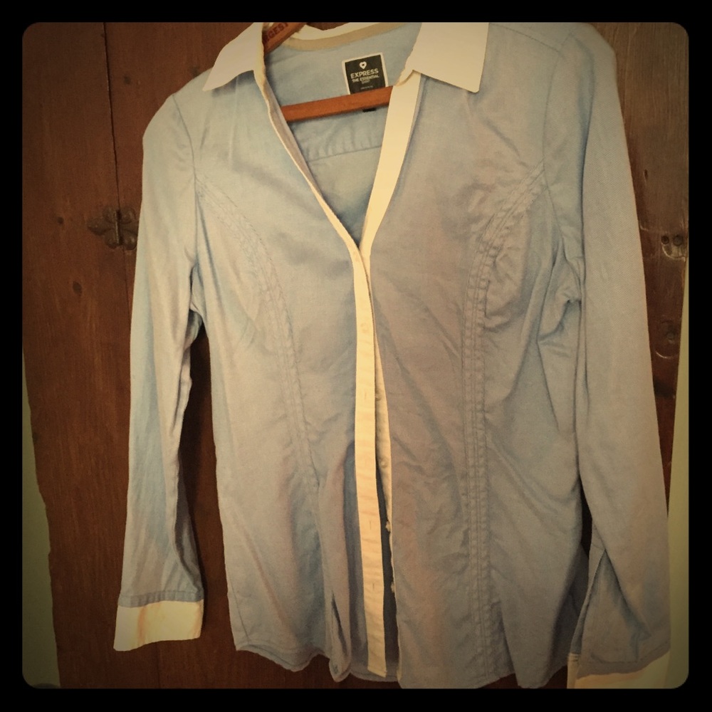 EXPRESS Button Down Blouse